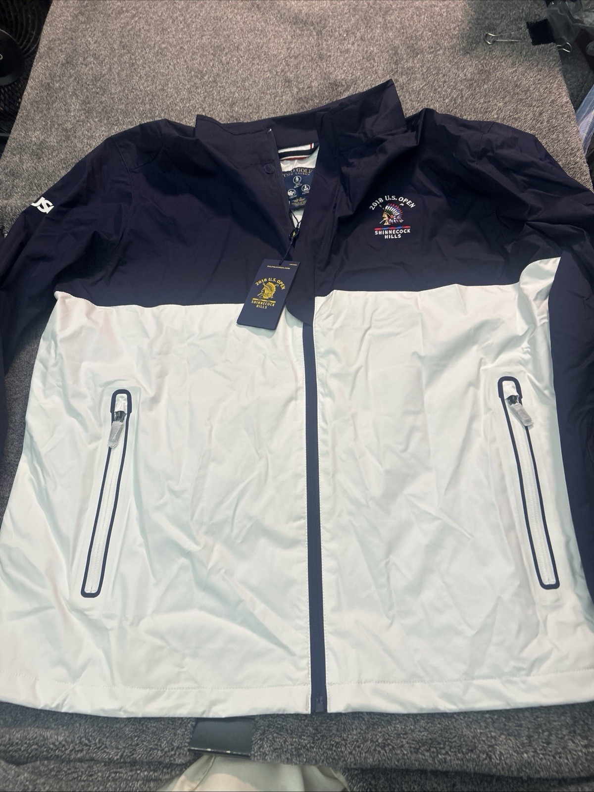 New NWT Polo Ralph Lauren Mens Large Jacket 2018 US Open Shinnecock Hills Jacket