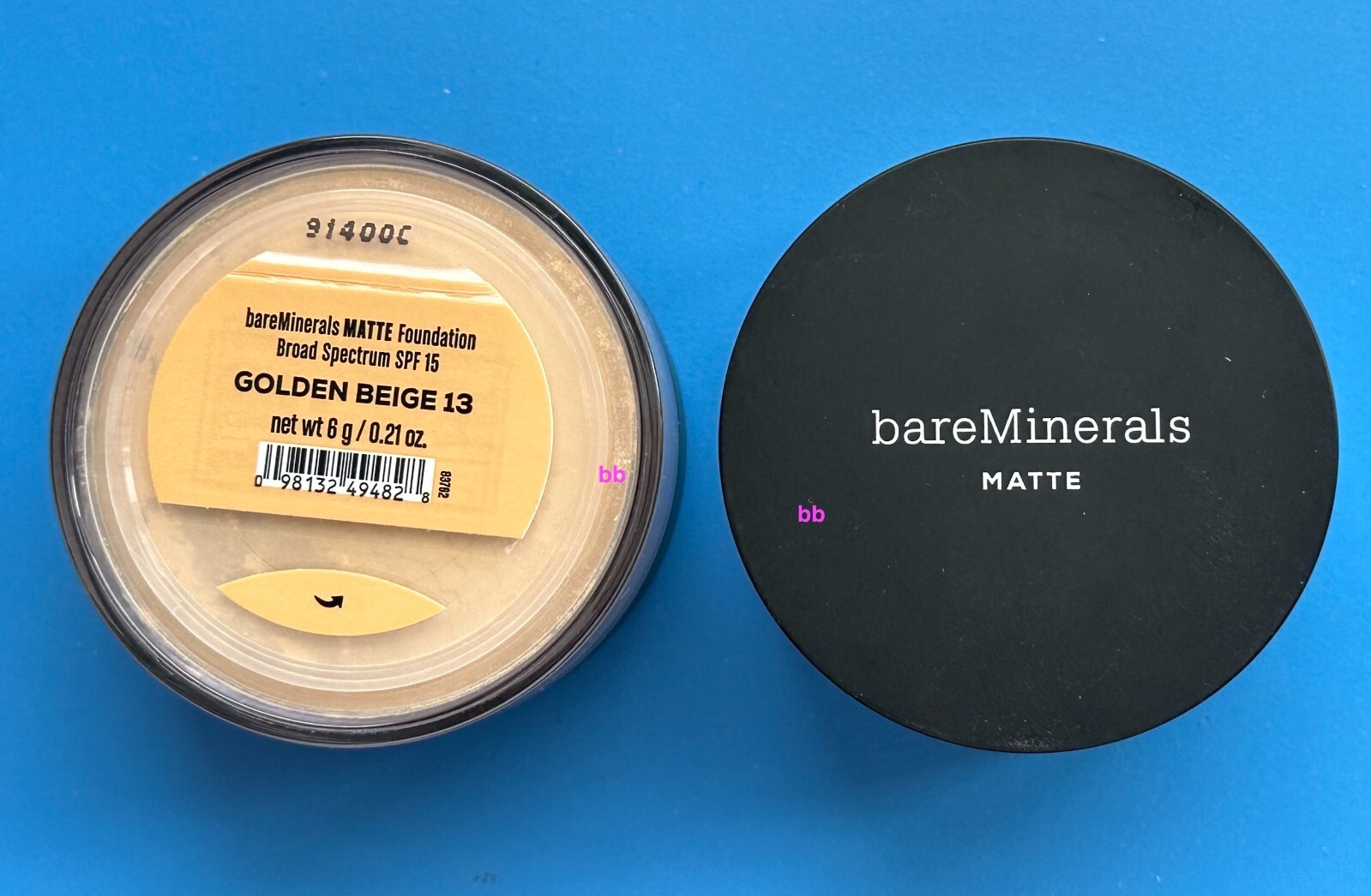 BareMinerals MATTE Foundation SPF15 6g/0.21 oz - GOLDEN BEIGE 13 100% Authentic