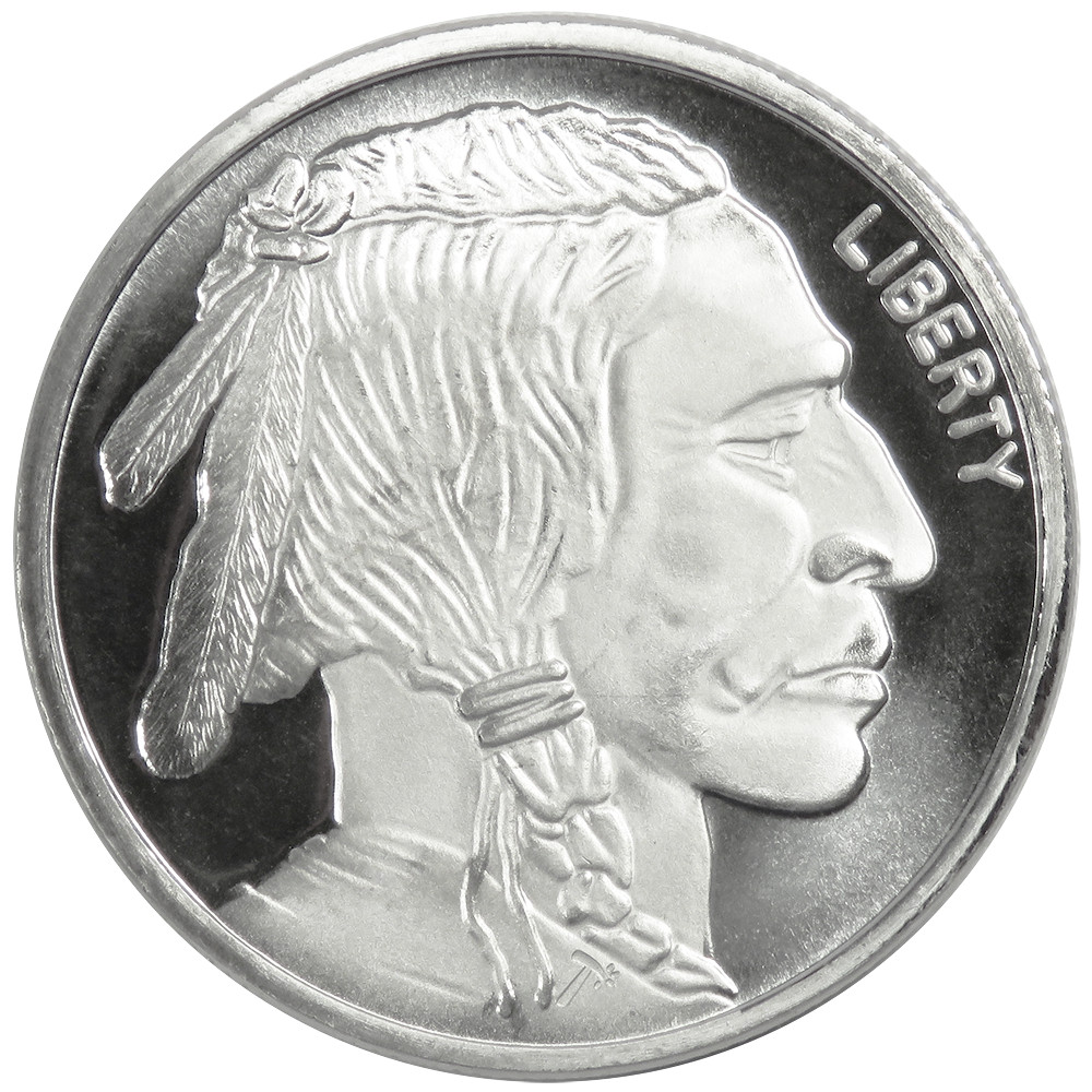 1 Troy oz Buffalo .999 Fine Silver Round 1 Troy oz Buffalo .999 Fine Silver Round