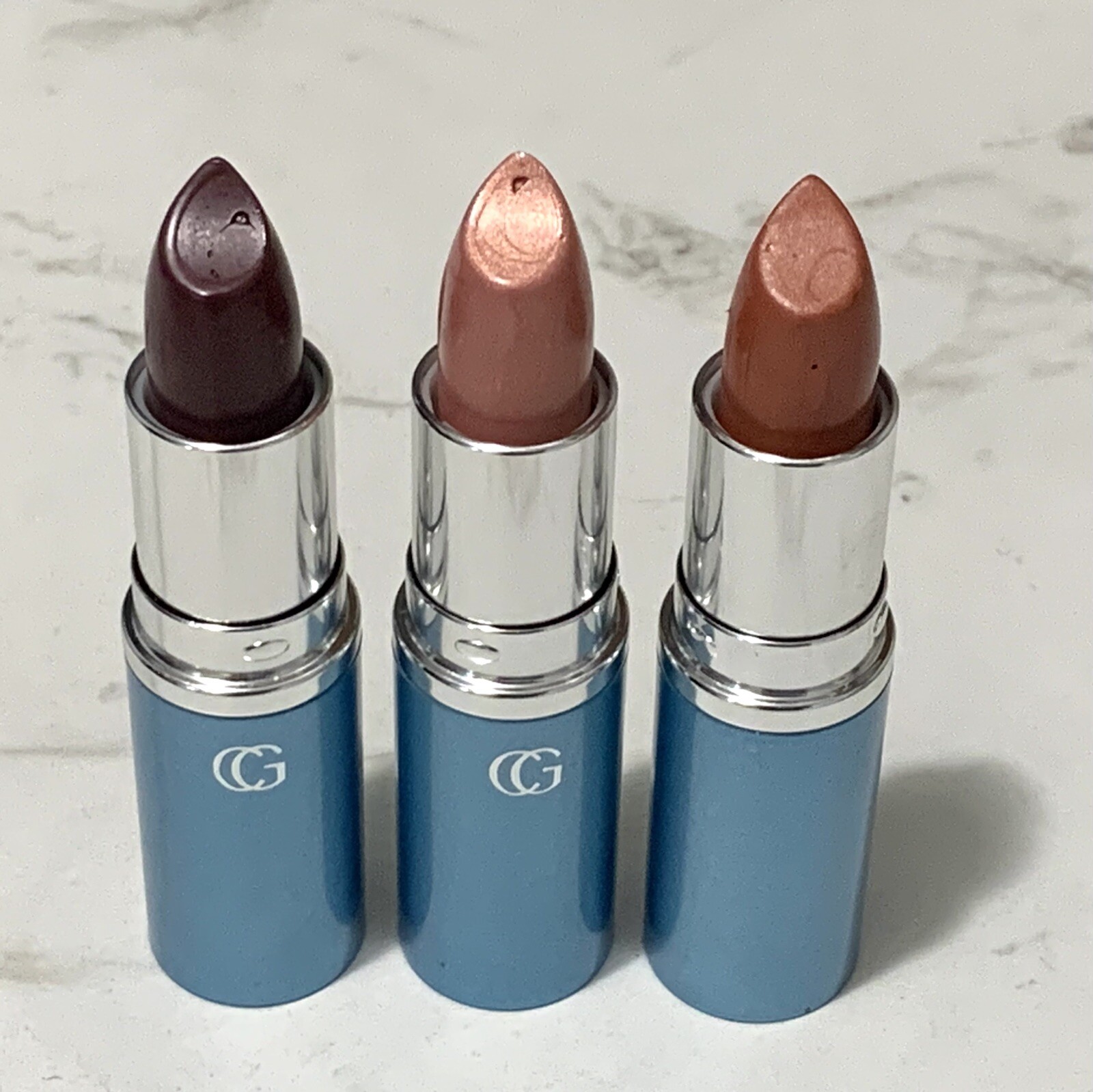 3X Covergirl Triple Lips lipstick ~ Divine, Hope, Clove ~ full size, nwob 3X Covergirl Triple Lips lipstick ~ Divine, Hope, Clove ~ full size, nwob
