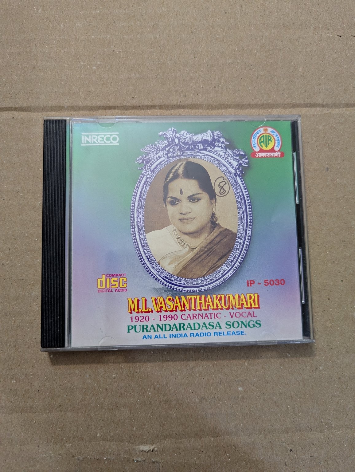 Vintage M.L. Vasanthakumari – Purandaradasa Songs CD 1995 Carnatic Vocal INRECO