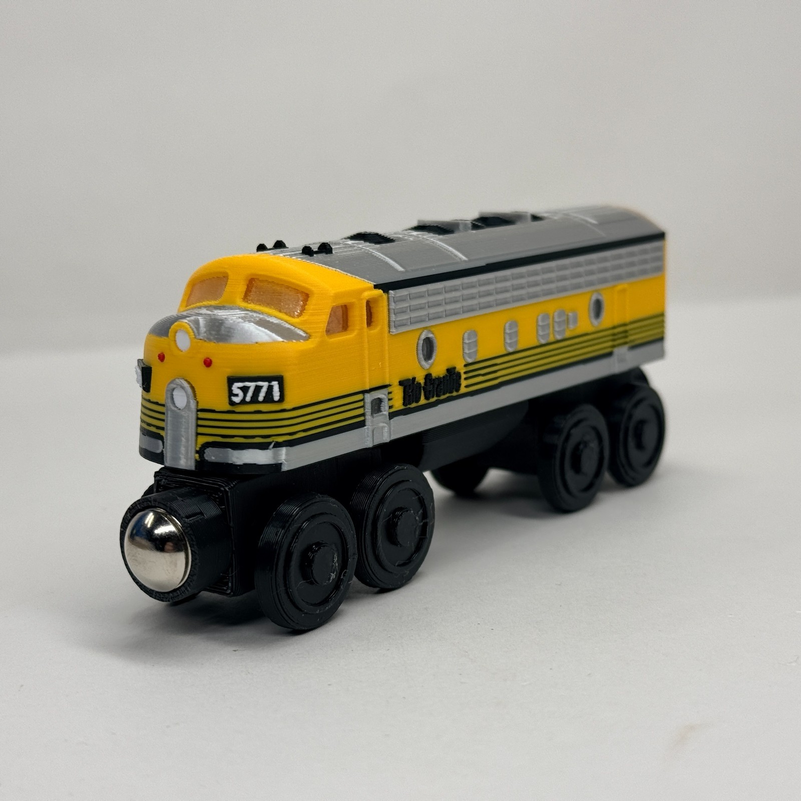 Wooden Railroad RIO Grande 5771 F7 Locomotive Train Engine