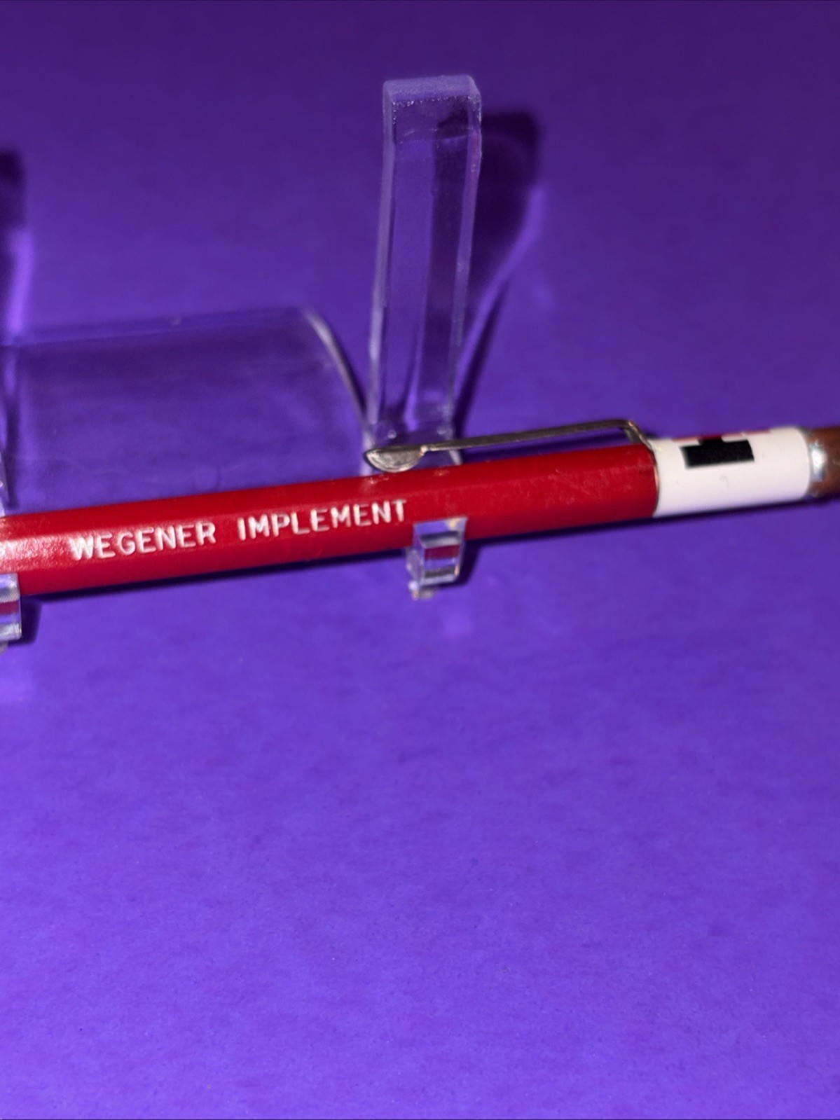 Wegner Implement Vtg International Harvester IH Ad Mech Pencil 