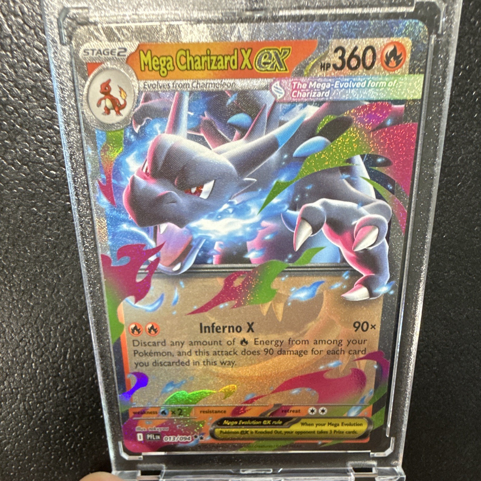 Pokemon Company Mega Charizard X EX 013/094 Evolutions Ultra Rare Holo EX Pokemon Company Mega Charizard X EX 013/094 Evolutions Ultra Rare Holo EX