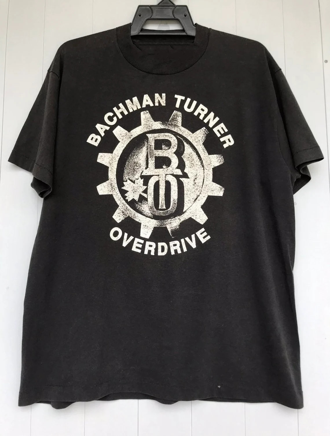 Vtg Bachman Turner Overdrive Band For Fans Cotton Black Unisex Tee Shirt