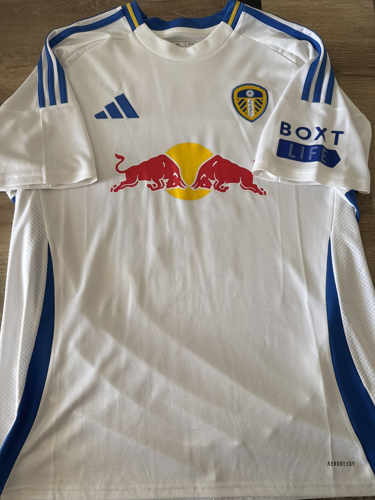 2024-25 Adidas Leeds United Home Jersey Joel Piroe #10 2024-25 Adidas Leeds United Home Jersey Joel Piroe #10