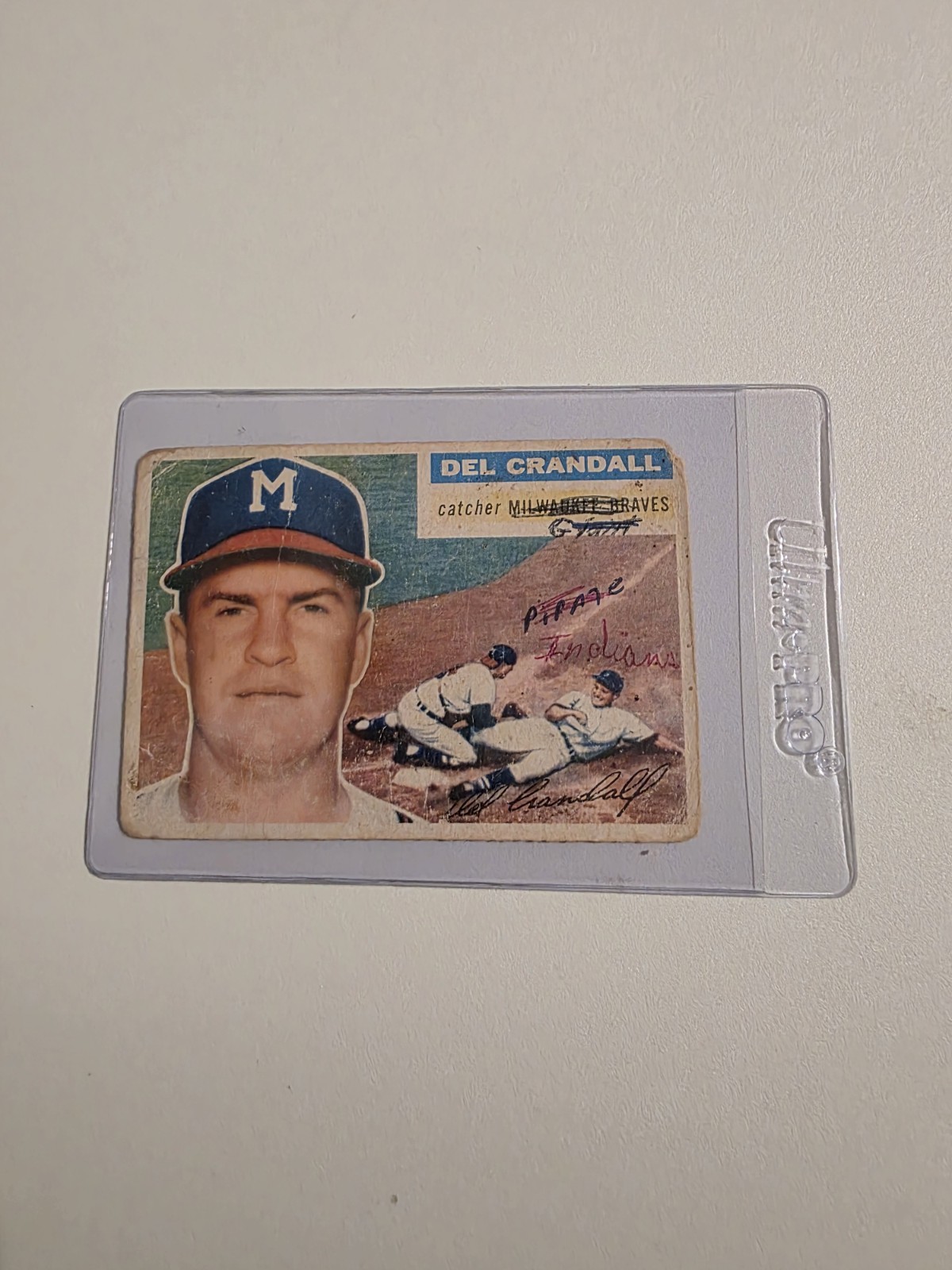 1956 Topps - Del Crandall #175 MK 1956 Topps - Del Crandall #175 MK