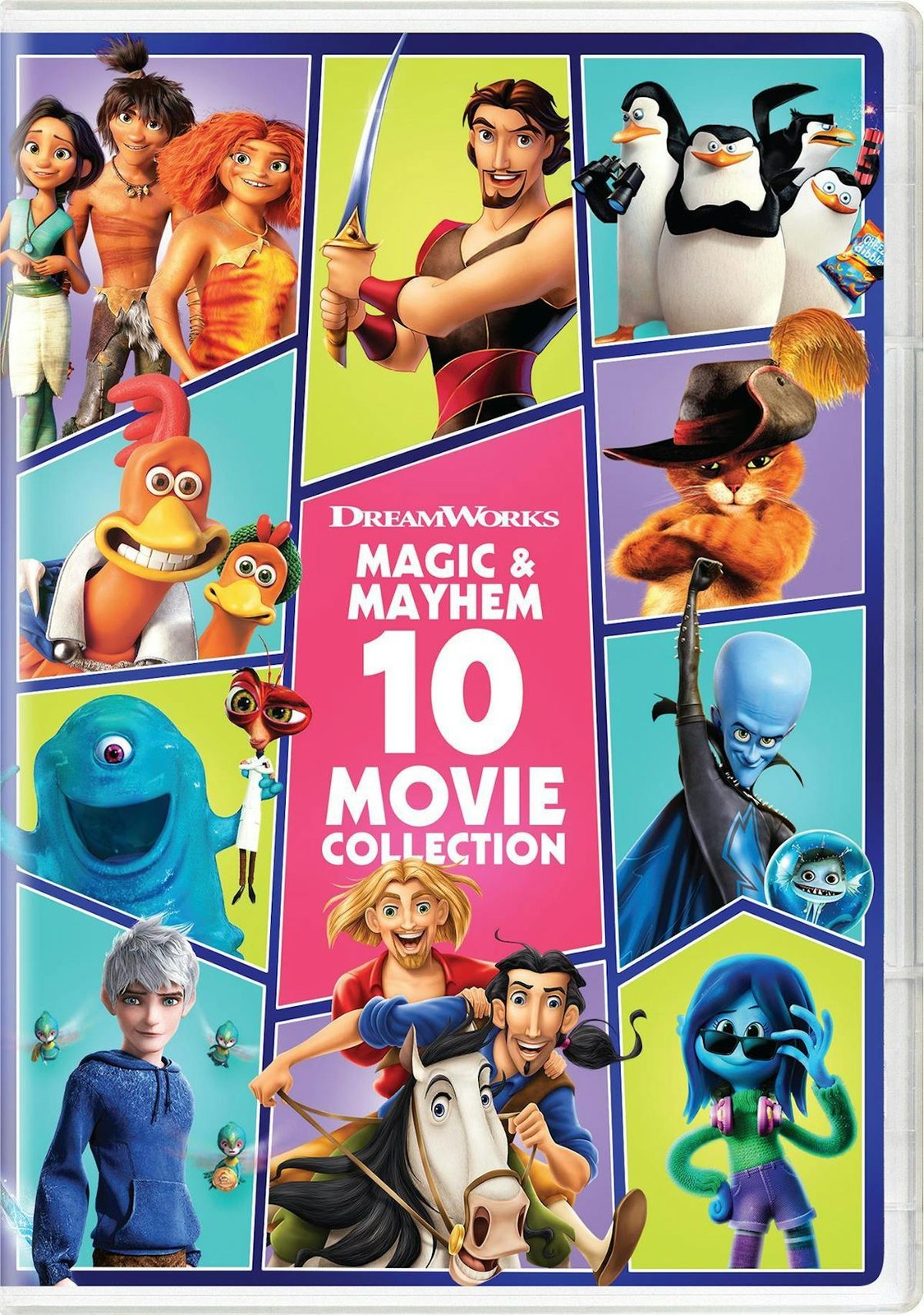 DreamWorks Magic & Mayhem 10-Movie Collection DVD NEW