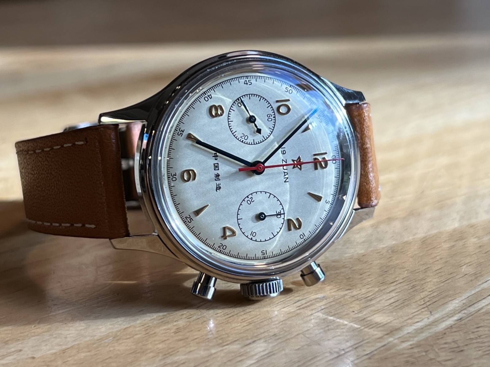 Seagull 1963 ST1901 38mm Manual Wind Pilot’s Chronograph Watch Seagull 1963 ST1901 38mm Manual Wind Pilot’s Chronograph Watch