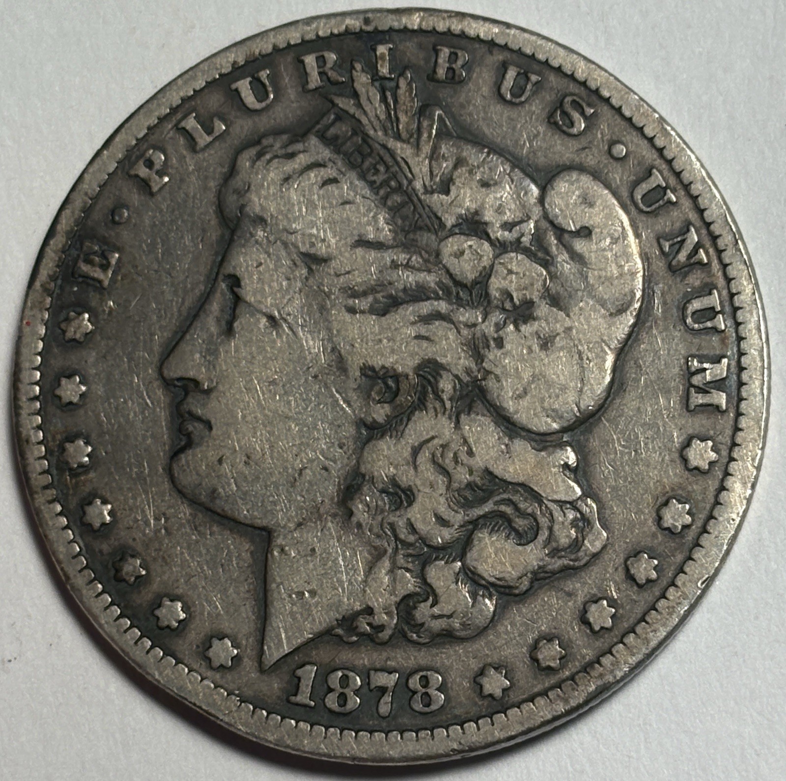 1878-CC Morgan Silver Dollar — Circulated Exact Coin 