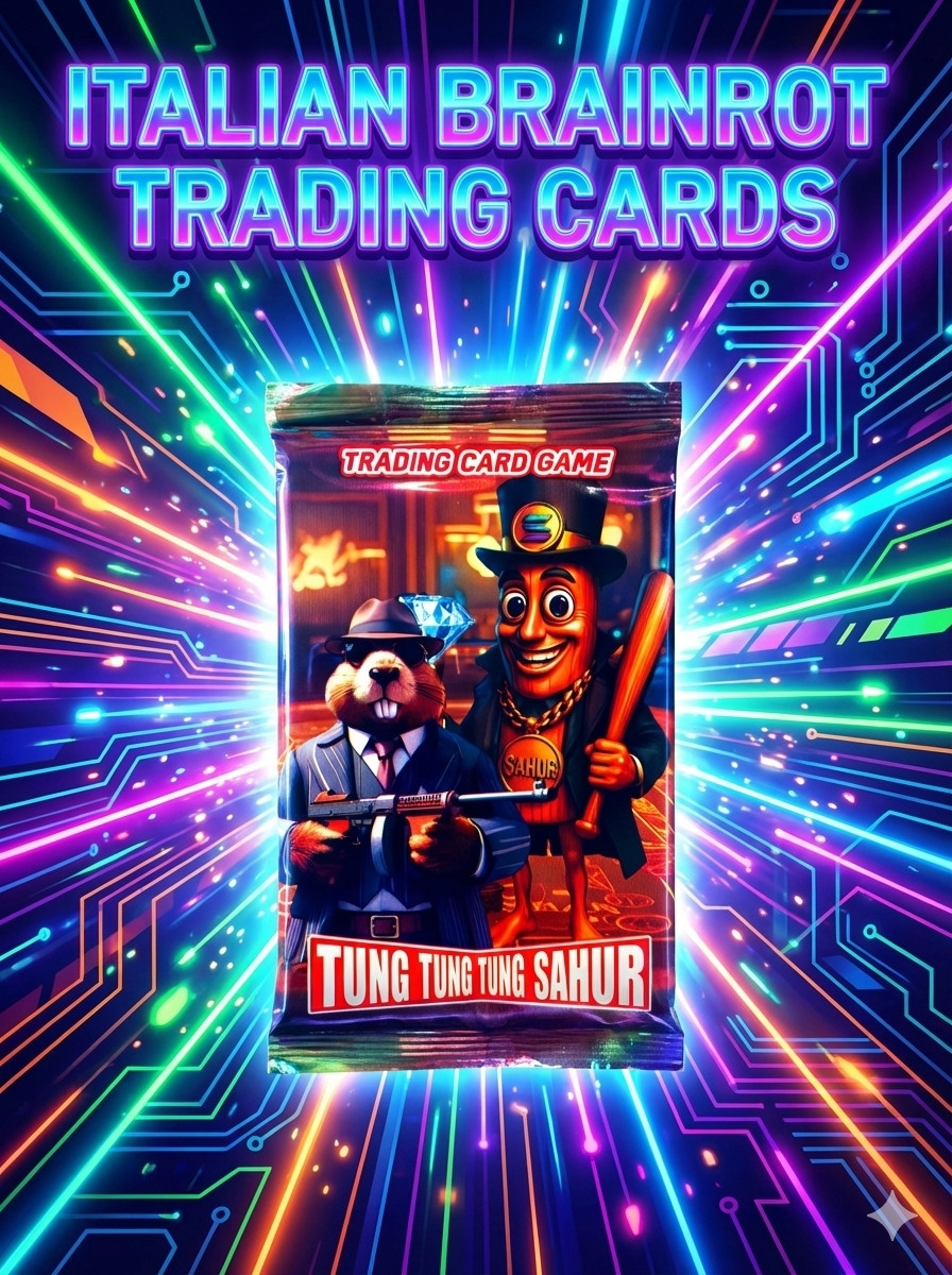 US SELLER Italian BRAIN ROT BRAINROT (48 PACKS, 384 Cards)+ BONUS TCG Banana US SELLER Italian BRAIN ROT BRAINROT (48 PACKS, 384 Cards)+ BONUS TCG Banana