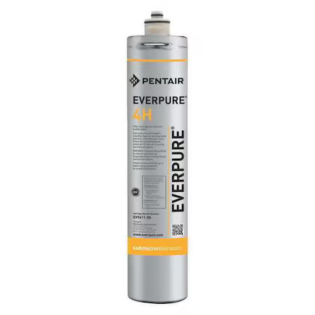 Pentair Everpure Ev961100-75 Quick Connect Filter, 0.5 Gpm, 0.5 Micron, 3-1/4\