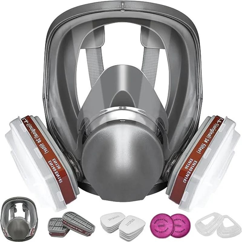 PRO 6200 Half Face Gas Mask Cover Painting Spraying Respirator Work Facepiece
