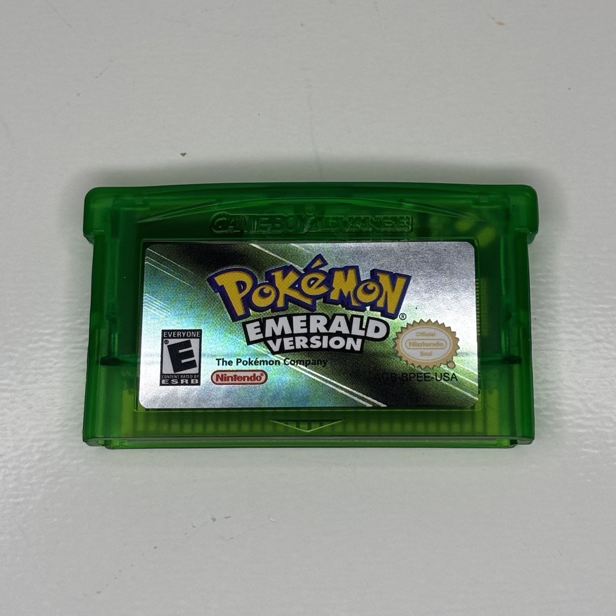 Pokemon Emerald Version Cartridge for Game Boy Advance GBA Tested Works & Saves