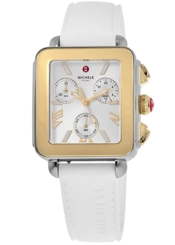 Michele Deco Sport Quartz Chronograph Silver Dial Women's Watch MWW06K000069 Michele Deco Sport Quartz Chronograph Silver Dial Women's Watch MWW06K000069