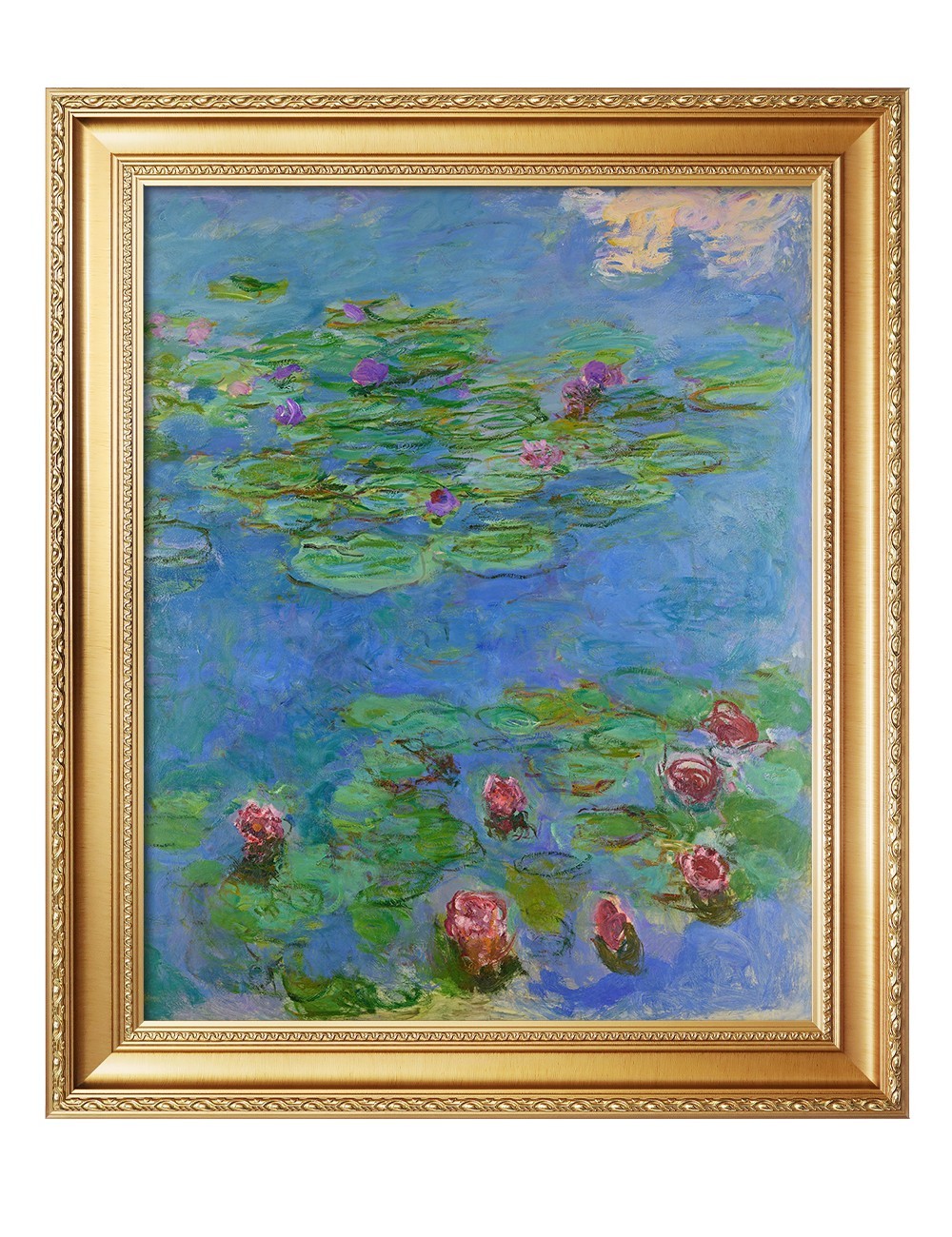 DECORARTS Waterlilies 1917 by Monet Giclee Fine Wall Art Canvas Prints Framed