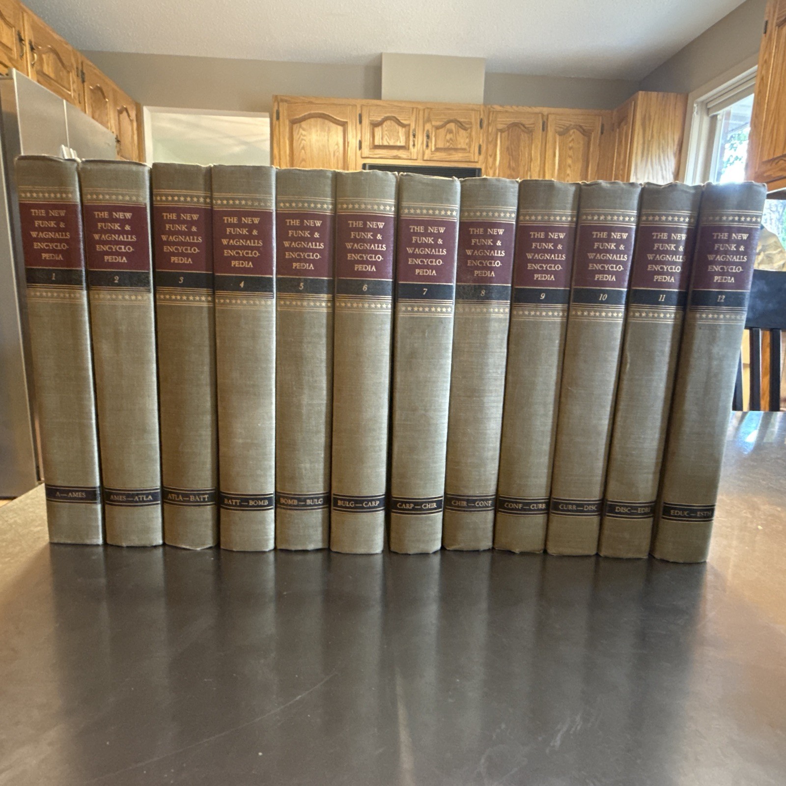 Vintage Funk & Wagnalls New Encyclopedia Full 36 Volume Set 1949-1952 Hardcover
