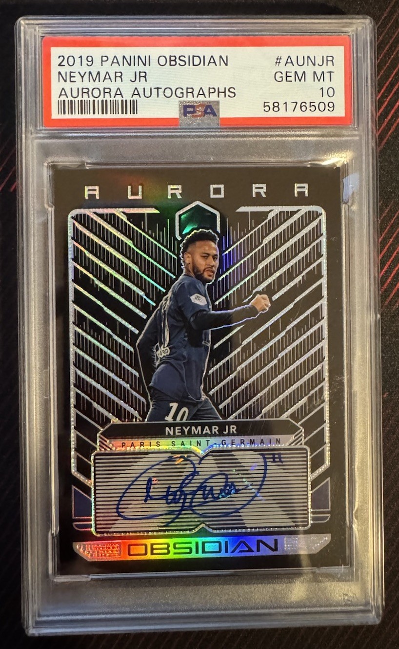 2019 Panini Onsidian Neymar Jr PSA 10 AUTO Gem MT 06/25