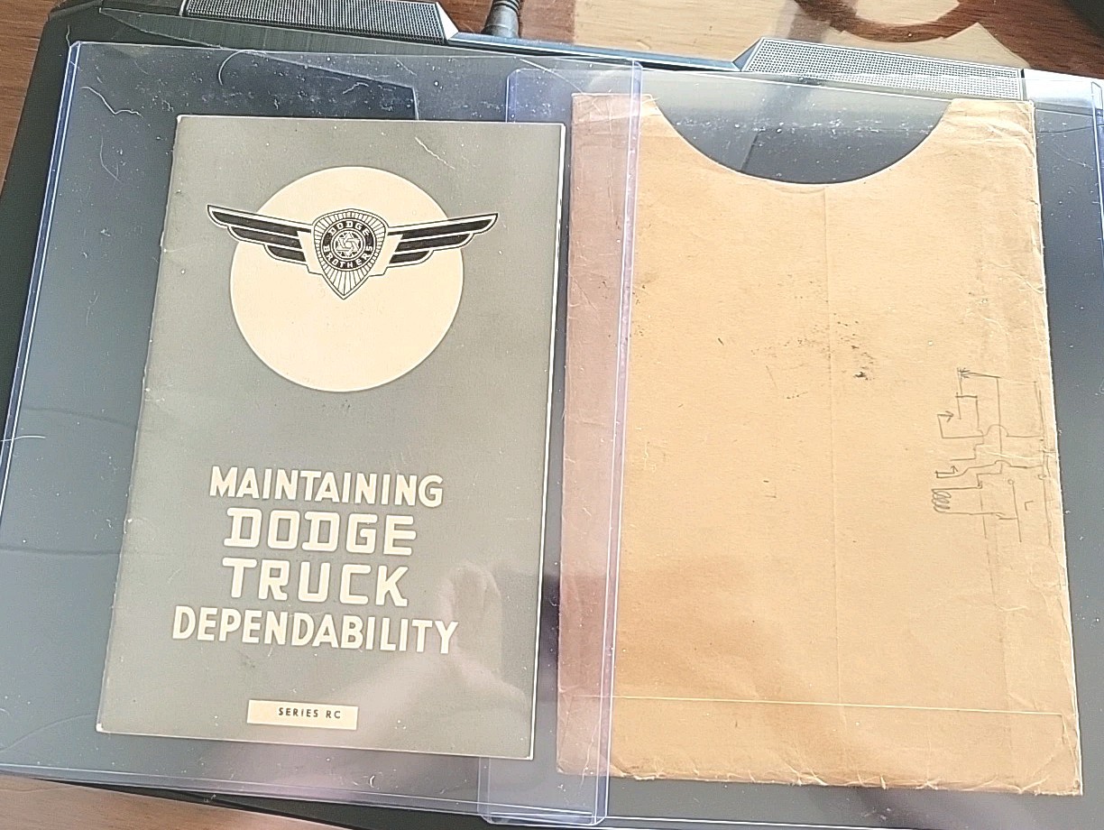 ORIGINAL 1938 Dodge Pickup Truck Owner's Manual with Envelope see Pics