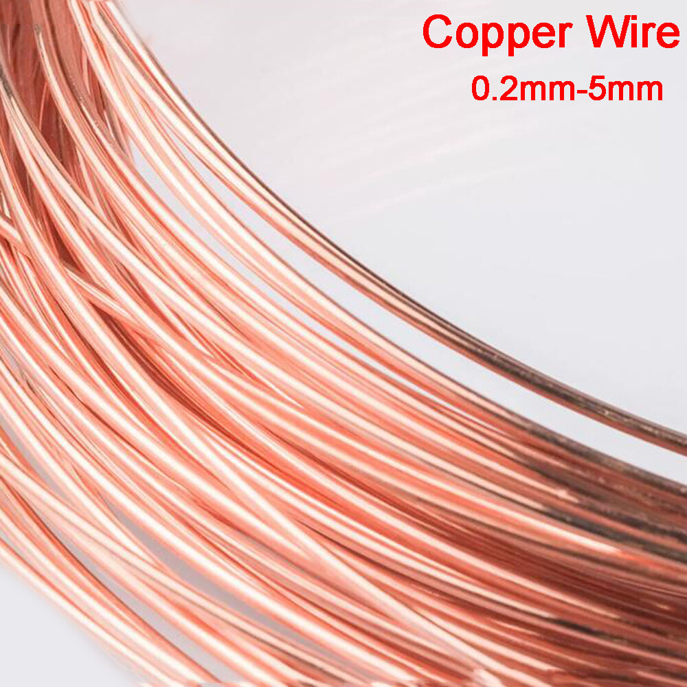Round Copper Wire Solid Bare 0.2mm 0.3mm 0.4mm 0.5mm 0.6mm 0.8mm 1mm 2mm to 5mm