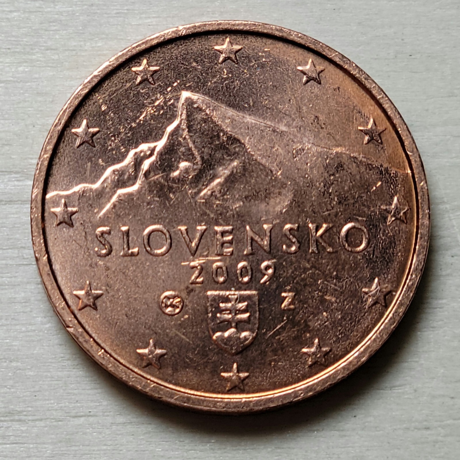 Slovakia - 2009 - 2 Euro Cents Coin - Kriváň Mountain - Europe Jewlery Slovakia - 2009 - 2 Euro Cents Coin - Kriváň Mountain - Europe Jewlery