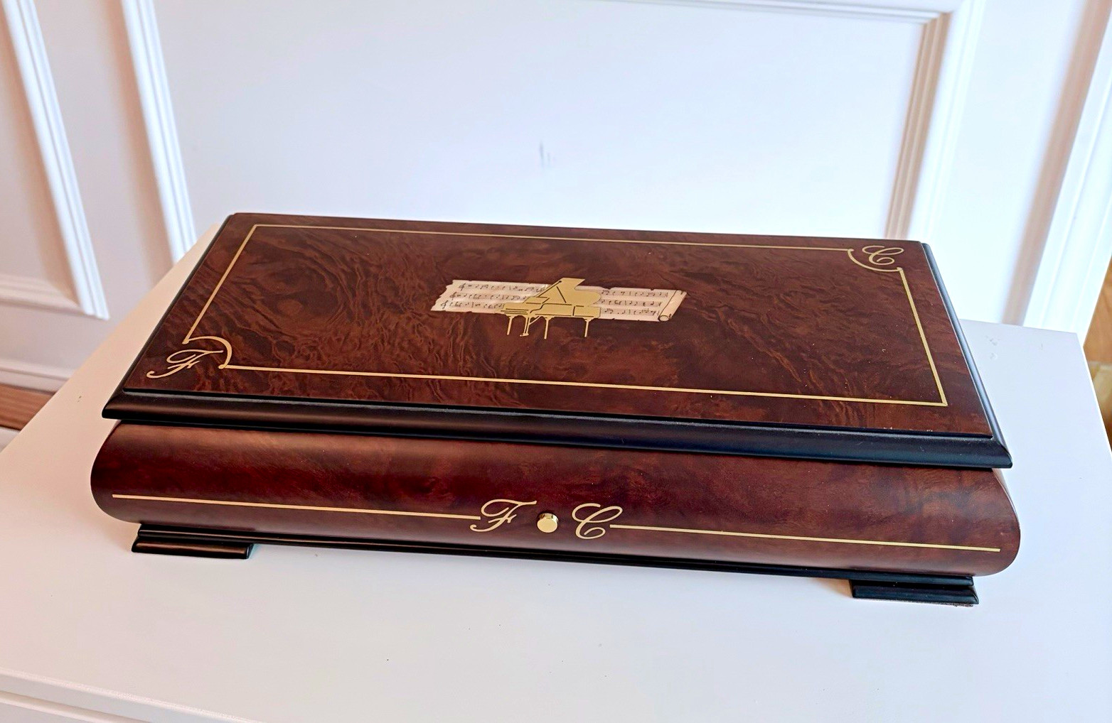 Vintage Reuge Limited Edition Tribute to Frédéric Chopin 5/50 Music Box w/COA