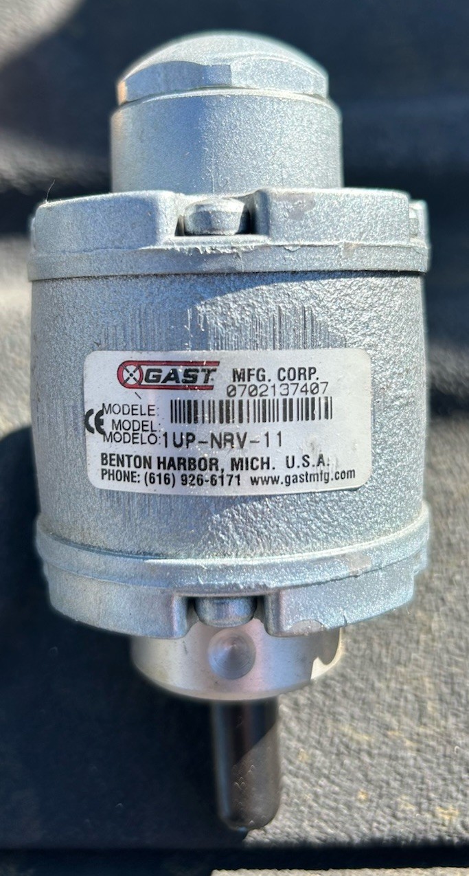 Air Motor GAST MANUFACTURING 1UP-NRV-11 1UP NRV 11 Air Motor