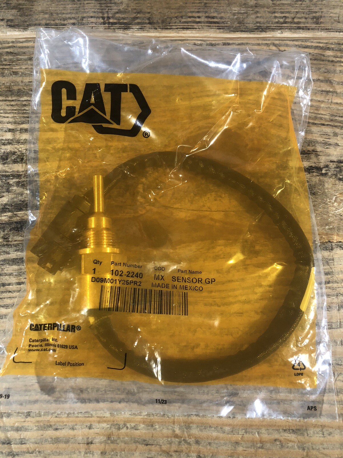 New Caterpillar 102-2240 Temperature Sensor