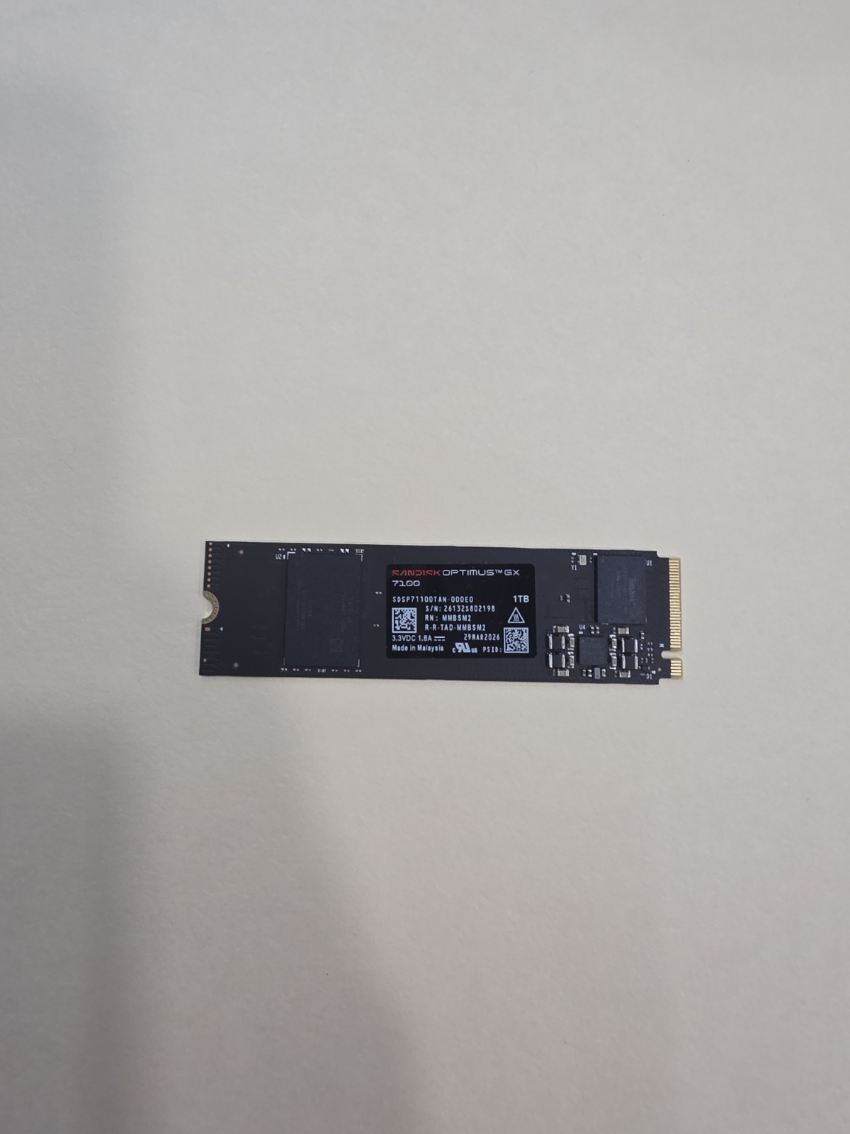 Sandisk Optimus GX 7100 1TB PCIe 4.0 x4 M.2 2280 NVMe SSD NEW ssd only