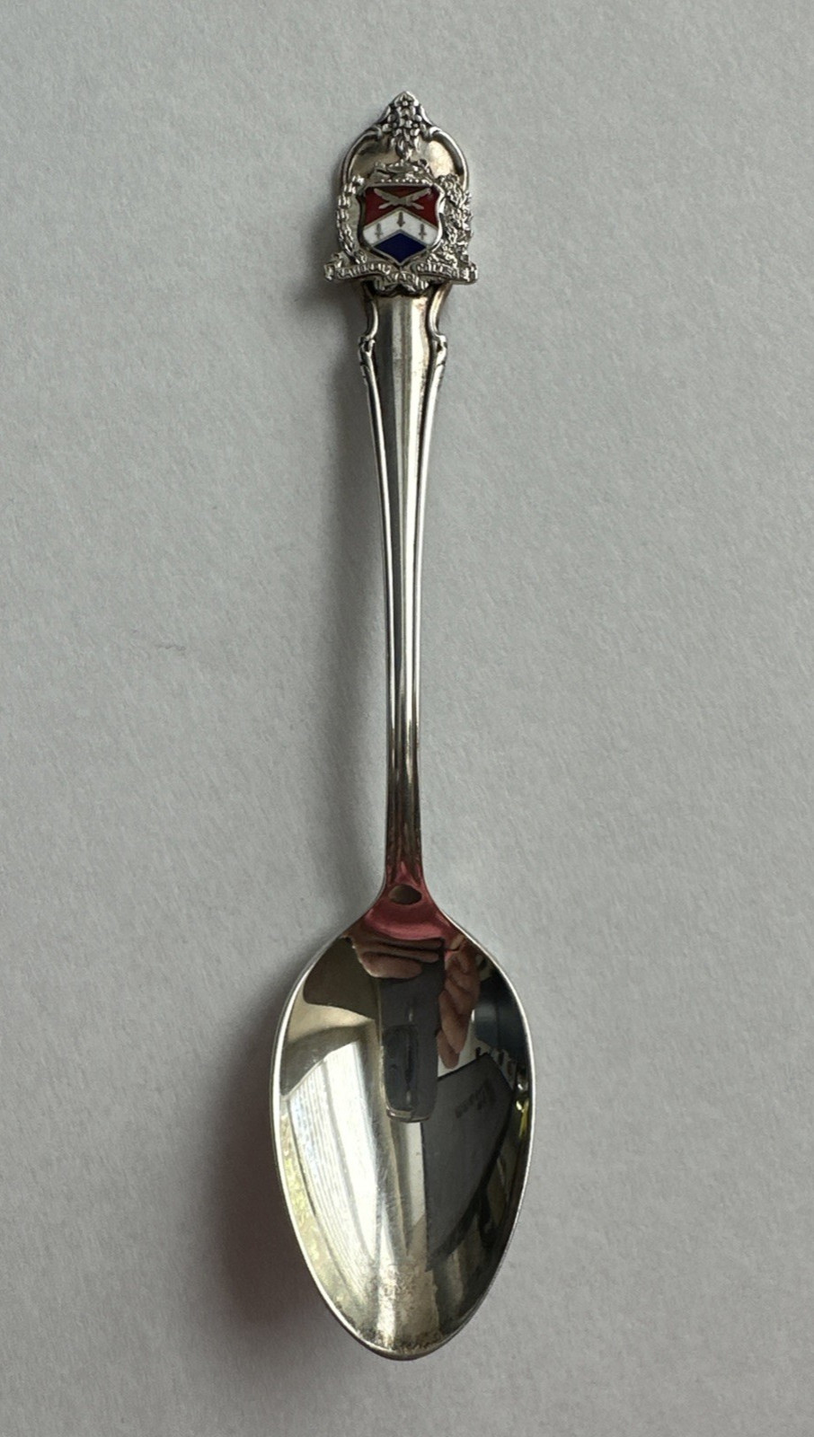 Vintage Rogers Sterling Silver Breton Rose National War College Souvenir Spoon Vintage Rogers Sterling Silver Breton Rose National War College Souvenir Spoon