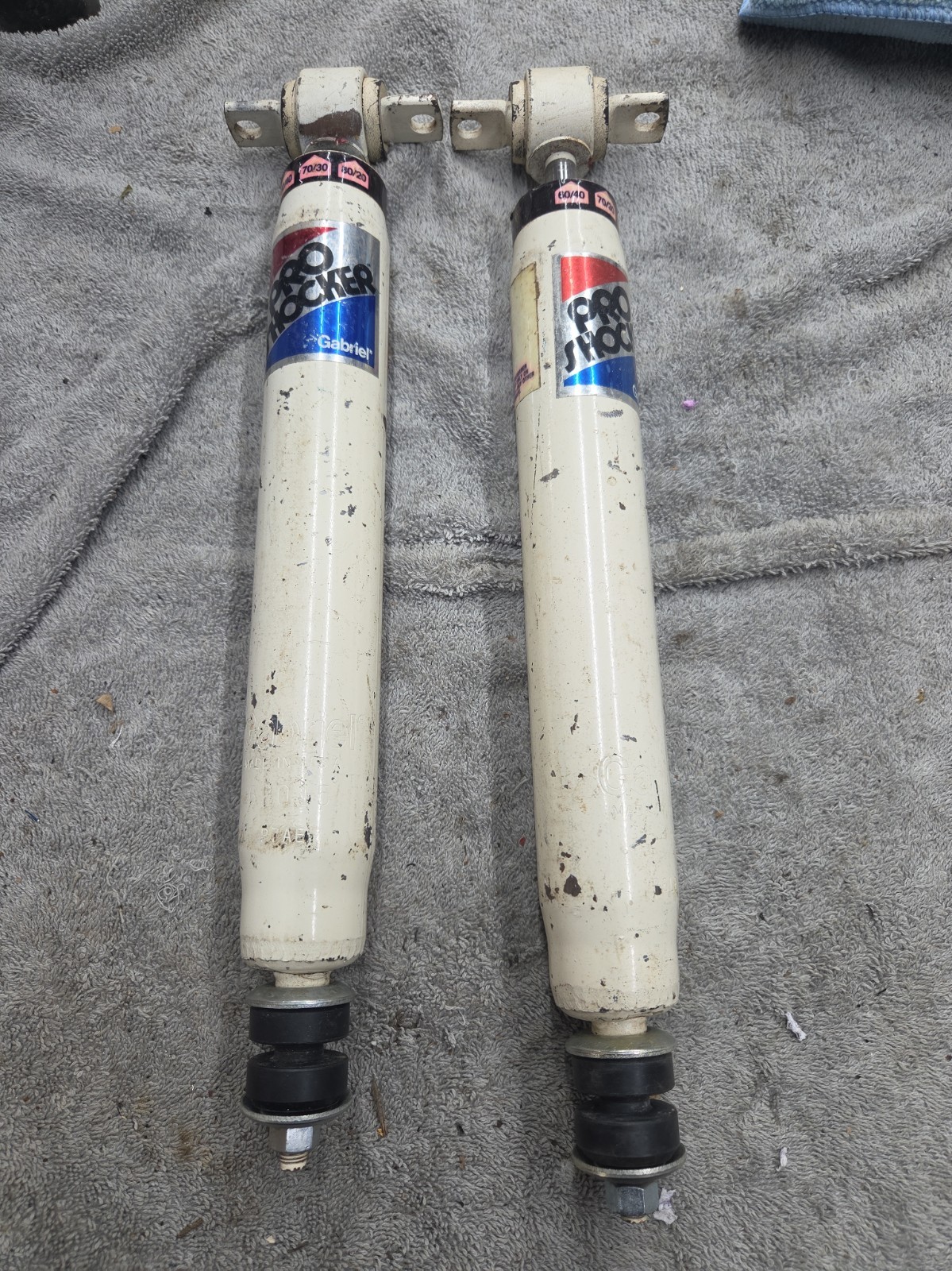 Vintage Gabriel  Drag Shocks Pair Rear Suspension Adjustable 60/40 70/30 80/20 
