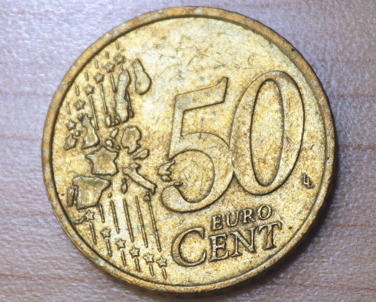 2001 France 50 Euro Cents