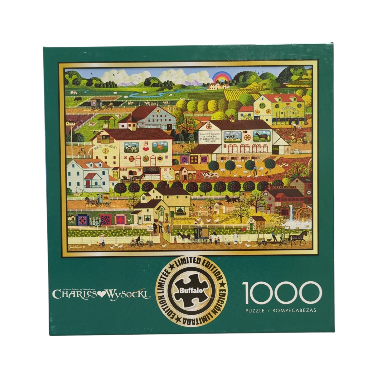 Buffalo Games Premium Quality Interlocking Jigsaw Puzzle, 1000 Piece (Amish
