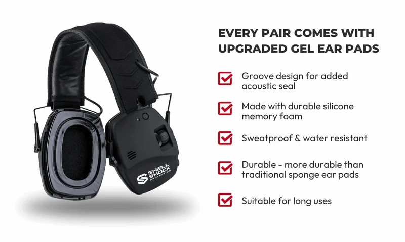 Shellshock Ultimate Eyes & Ears Combo - Electronic Ear and Eyepro combo kit