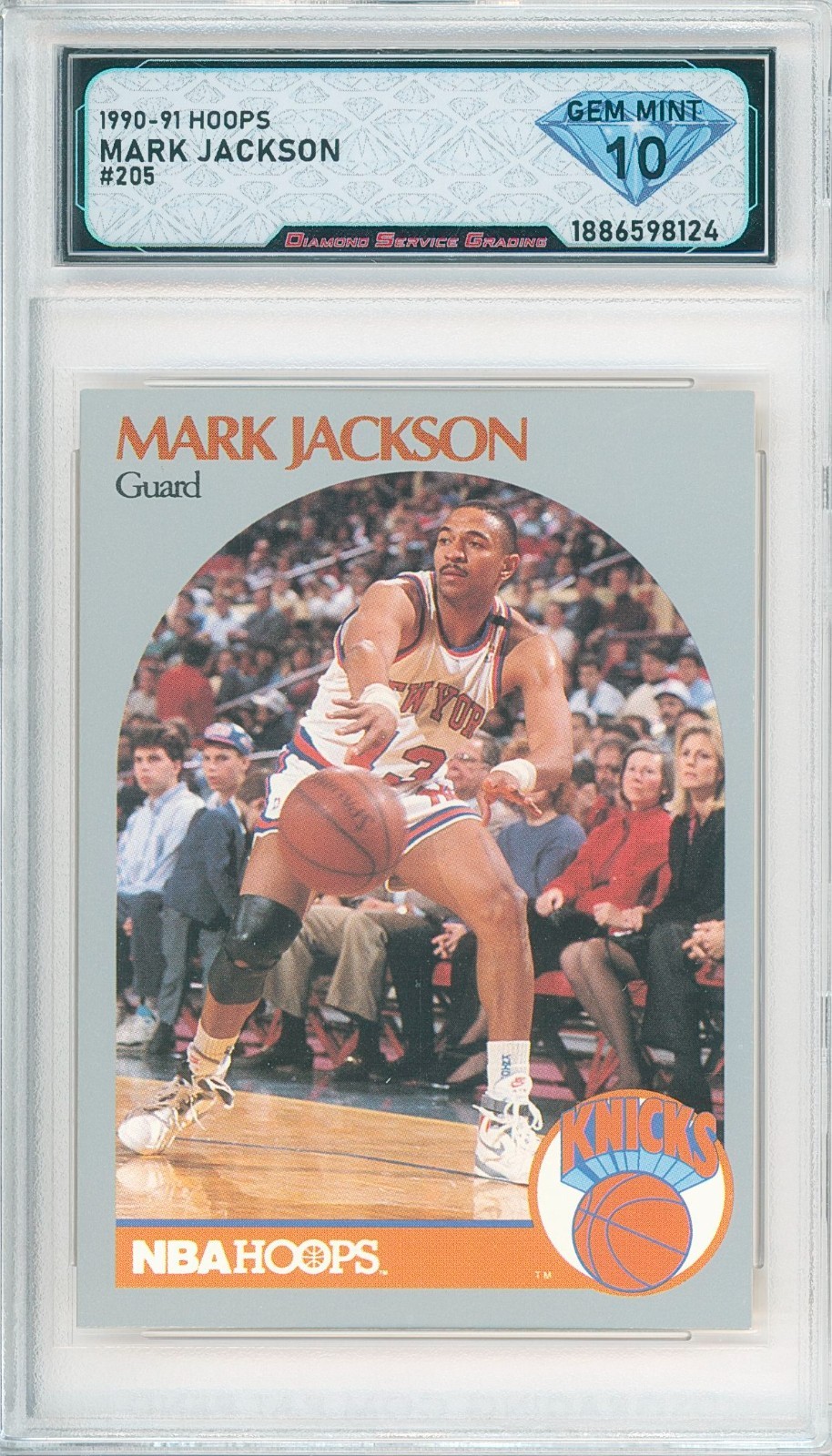 1990-91 NBA Hoops MARK JACKSON #205 Menendez Brothers 💎 DSG 10 Gem Mint