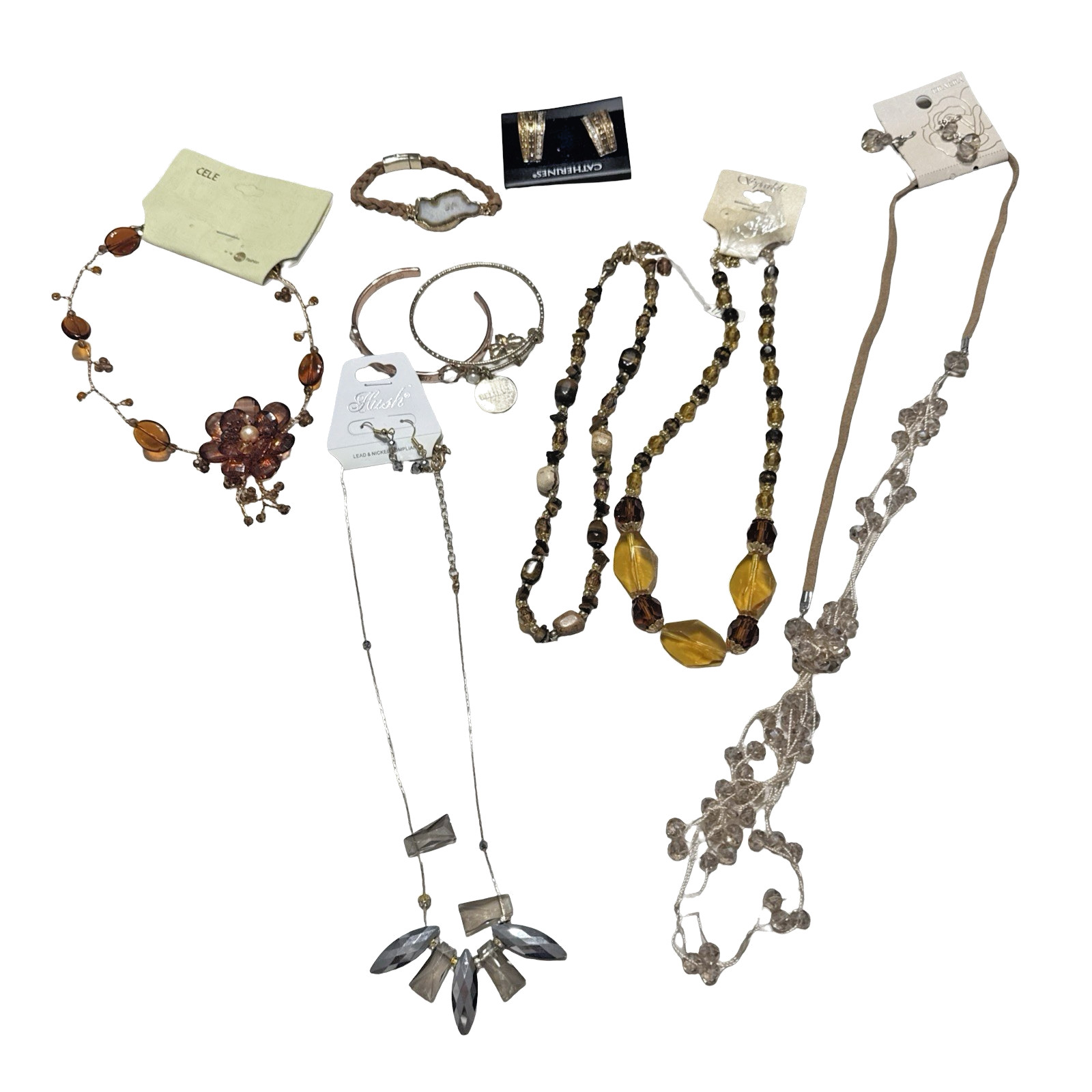 11 Pc. Fashion Jewelry Lot Necklace Earrings Bracelet Topaz NWT 11 Pc. Fashion Jewelry Lot Necklace Earrings Bracelet Topaz NWT