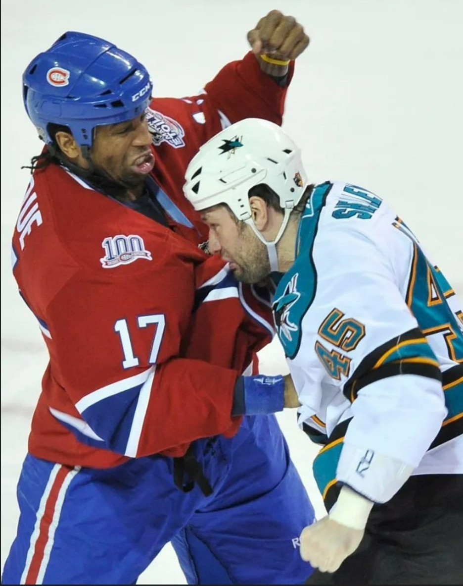 GEORGE LARAQUE NHL HOCKEY HEAVYWEIGHT ENFORCER ~ 8X10 ASSORTED PHOTO LOT (15)