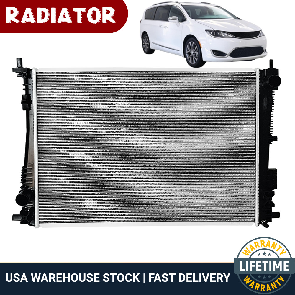 13641 Radiator For 2017-2023 Chrysler Pacifica 2020-2023 Chrysler Voyager 3.6L
