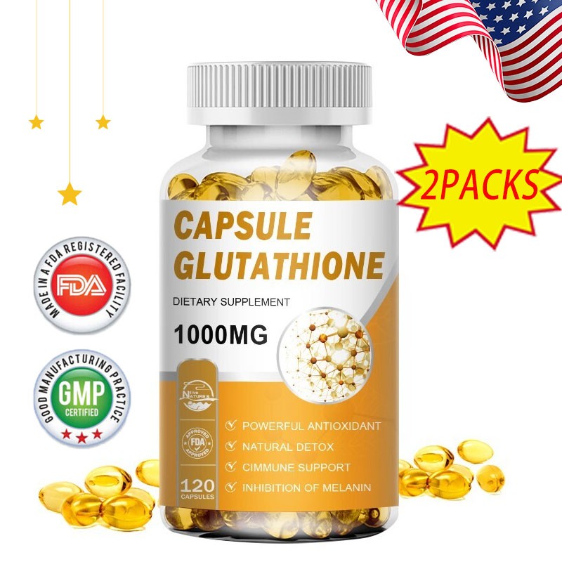 240 Capsule L-Glutathione 1000mg Natural Antioxidant Anti-Aging Skin Whitening