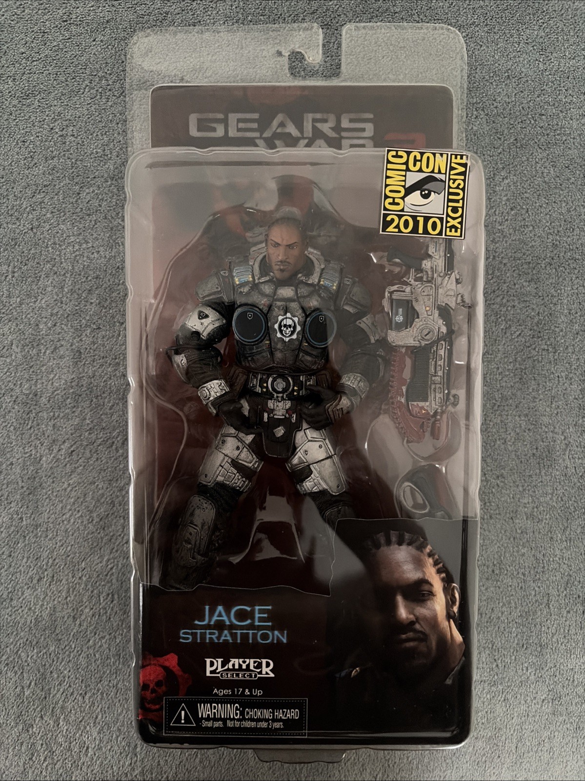 NECA Gears Of War 3 Jace Stratton 2010 Comicon Exclusive Action Figure 