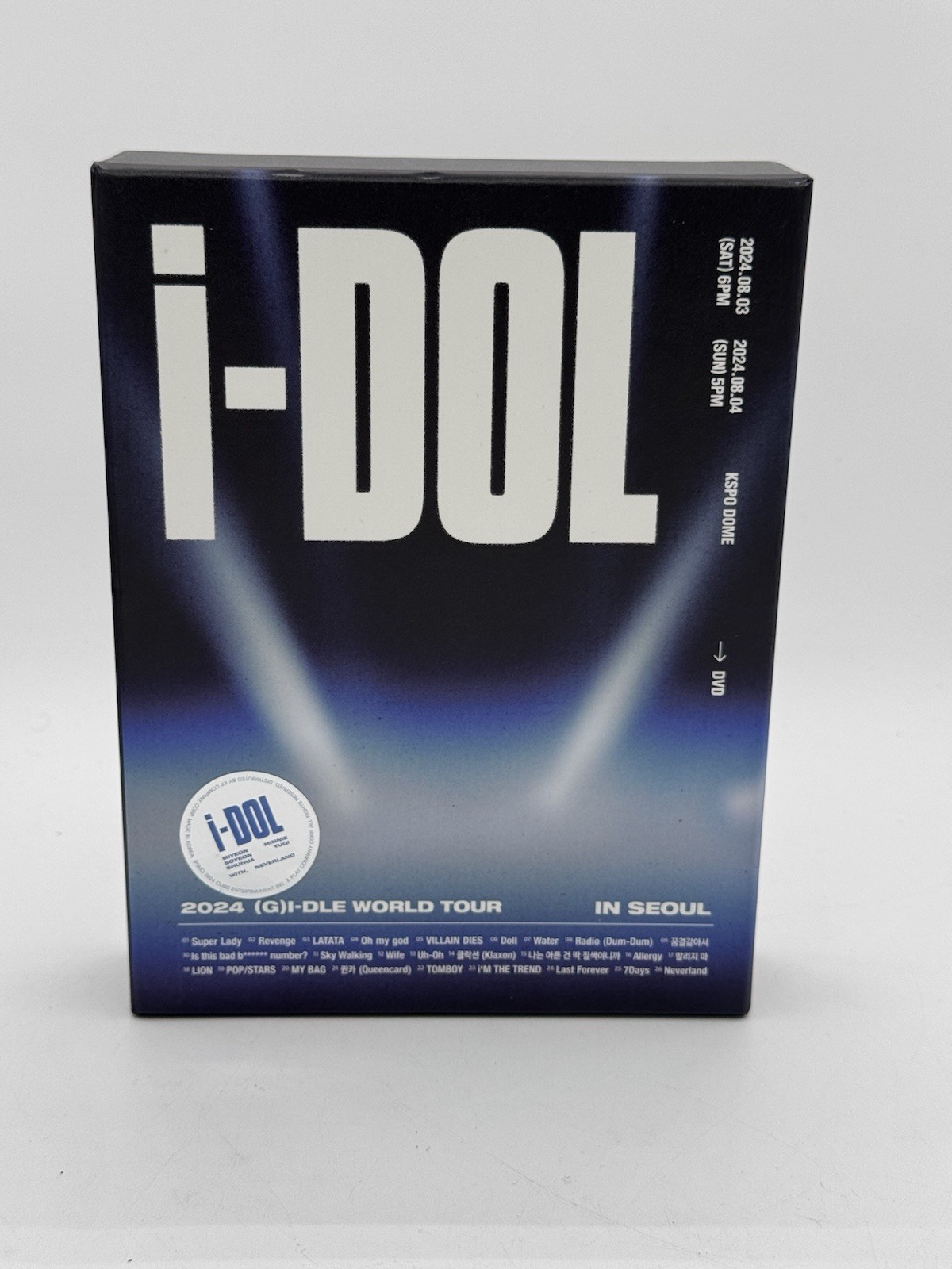 (G)I-DLE WORLD TOUR - \'iDOL\'  IN SEOUL DVD (Open Item)