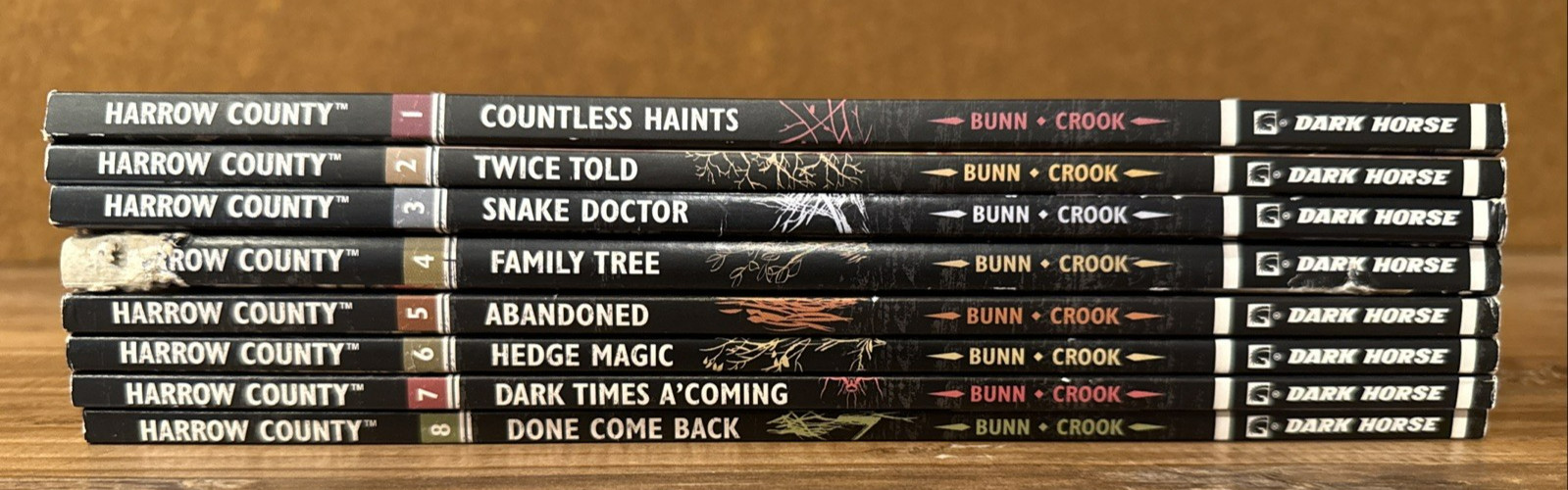Harrow County Paperback Trade Horror Comic Complete Lot Of 8 Dark Horse Harrow County Paperback Trade Horror Comic Complete Lot Of 8 Dark Horse