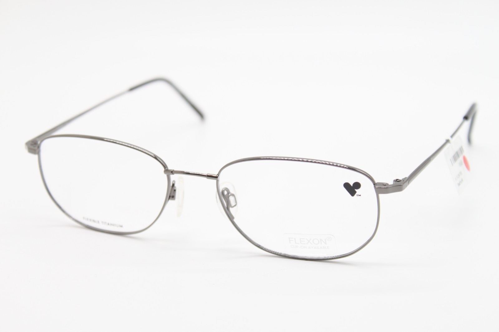 NEW FLEXON 600 BY MARCHON GUNMETAL BLACK AUTHENTIC EYEGLASSES 54-18