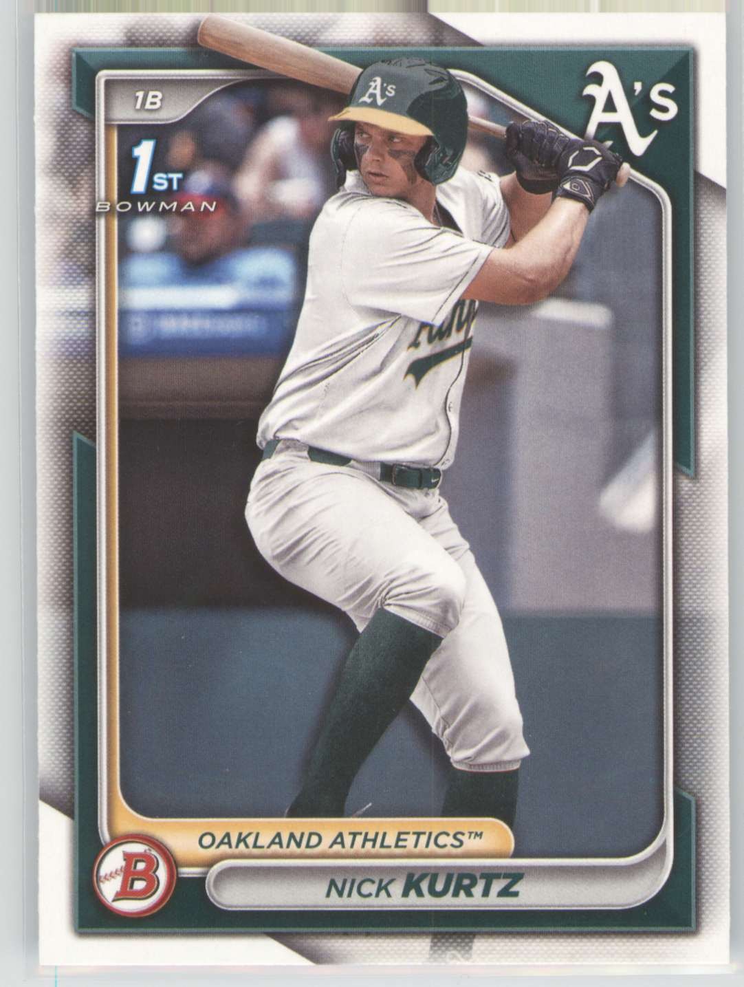 Nick Kurtz 2024 Bowman Draft #BD-56 Oakland Athletics Nick Kurtz 2024 Bowman Draft #BD-56 Oakland Athletics