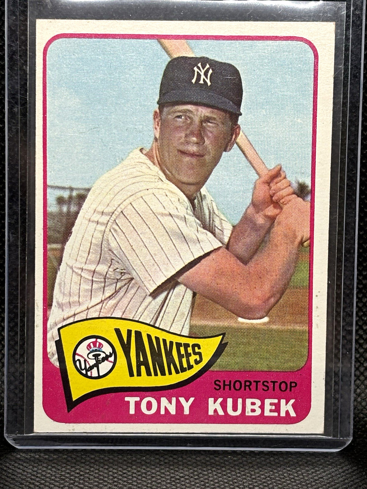 1965 Topps #65 Tony Kubek New York Yankees Vintage Baseball Card EX-NM