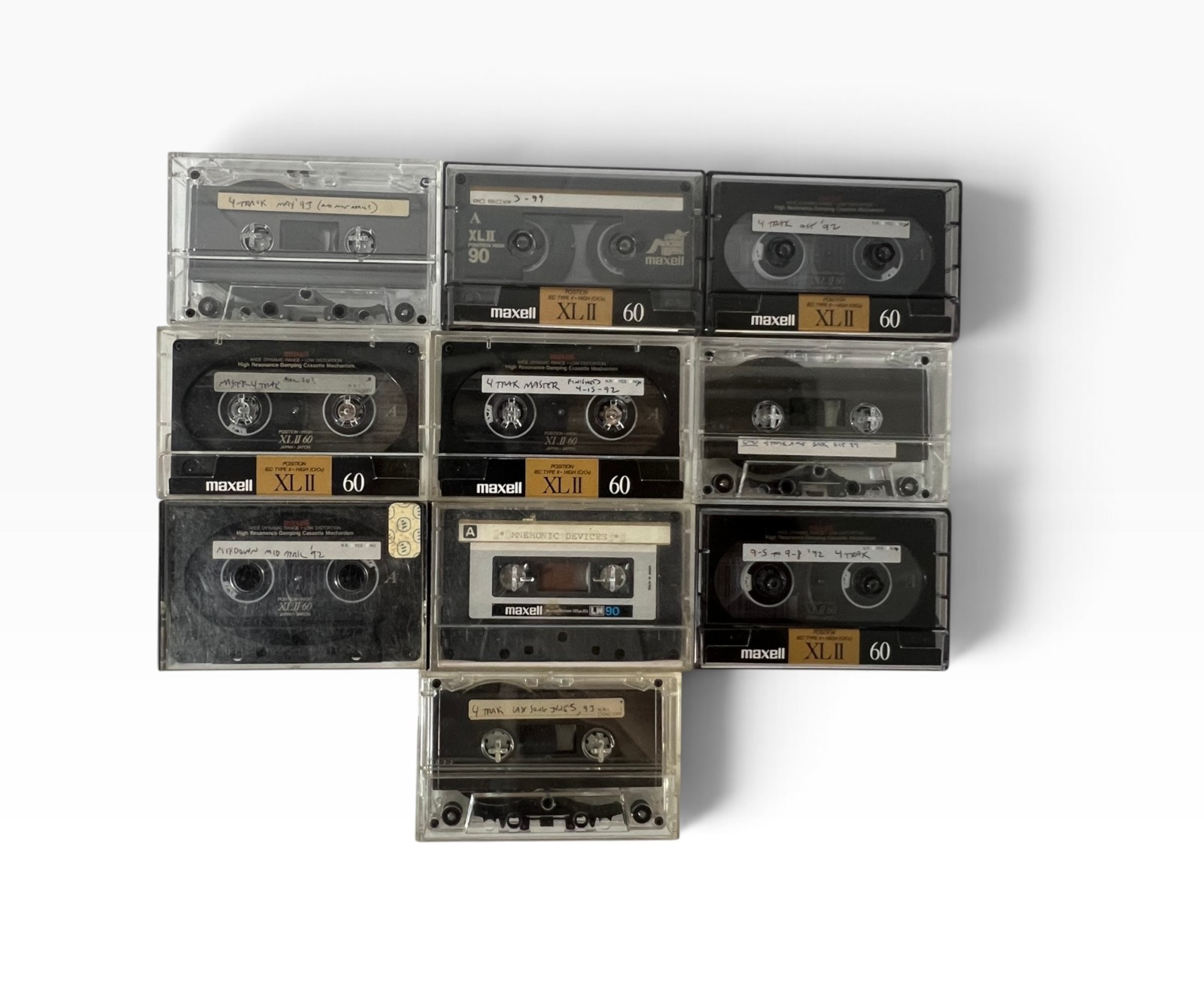 Vintage Studio Punk Rock Master Cassette Archive 1980s90s