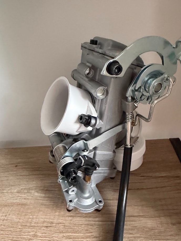 DRZ400 KIPA FCR39 Clone Carburetor Adapter Velocity Stack 3D Printed ASA DRZ400 KIPA FCR39 Clone Carburetor Adapter Velocity Stack 3D Printed ASA