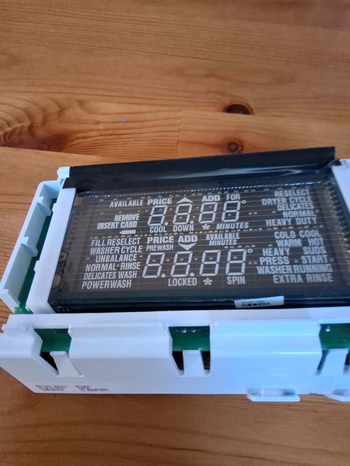 W11668792 Whirlpool Washer Control Panel Assembly