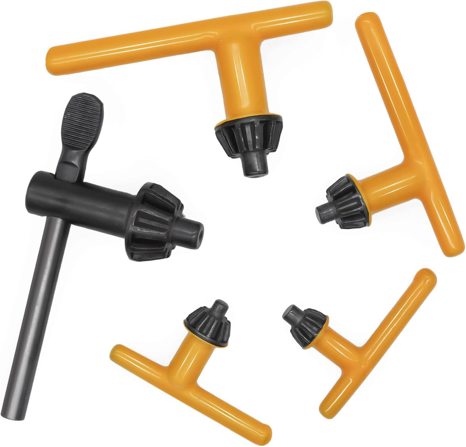 Replacement Drill Chuck Key Wrench Set 5 Sizes 1/4-3/4 for Electric Drills Replacement Drill Chuck Key Wrench Set 5 Sizes 1/4-3/4 for Electric Drills