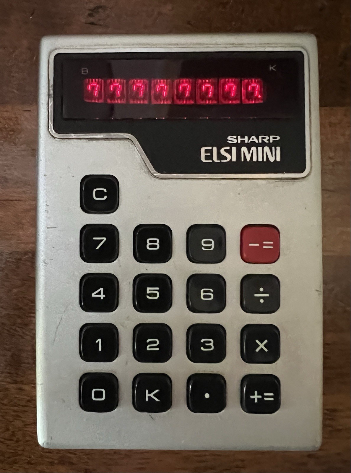Vtg Sharp ELSI Mini El-801 Calculator With Case Tested & Working RARE (Read) Vtg Sharp ELSI Mini El-801 Calculator With Case Tested & Working RARE (Read)